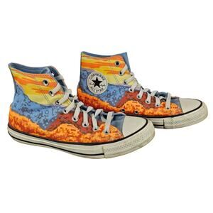 CONVERSE CHUCK TAYLOR ALL STAR HI NATIONAL PARKS PACK MAGMA ORANGE MEN'S SIZE 7